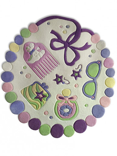Beaded Girls Rug