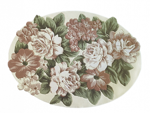 Cloud of Roses Rug