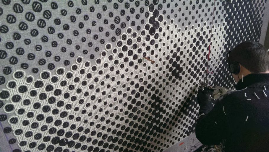 Handmade Carpet Marilyn Monroe in Black and White