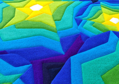 carpet stylized stars