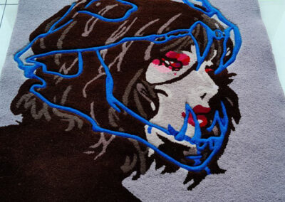 Girl with an attitude carpet.