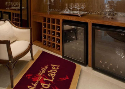 Johnee Walker Red label rug in interior