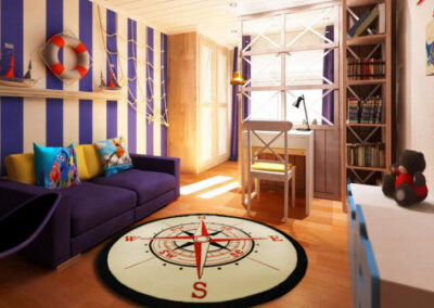round carpet compass