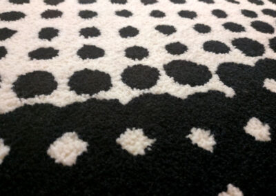 black white Monroe carpet texture