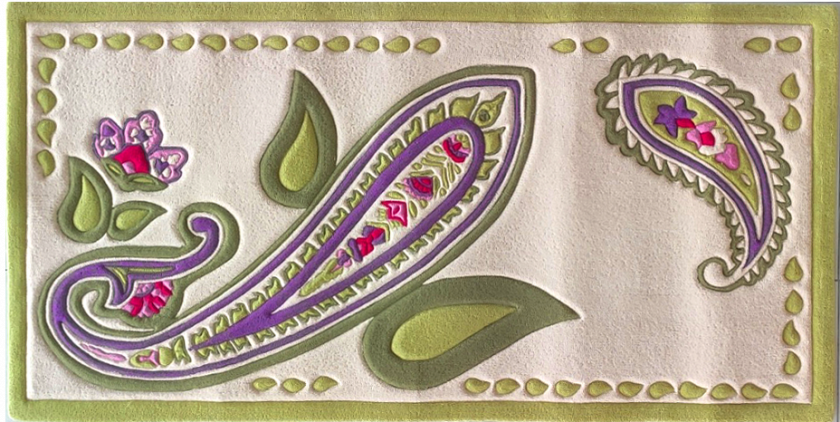 eastern motifs carpet