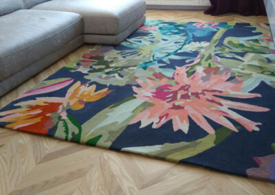floral abstraction carpet photo