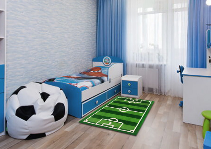 Football field rug