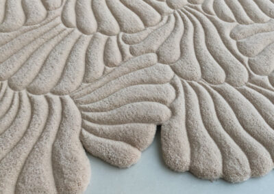 texture rug marshmallow
