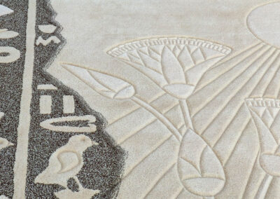 egypt rug carving