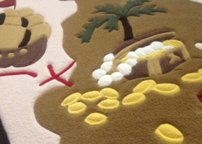 pirate map rug