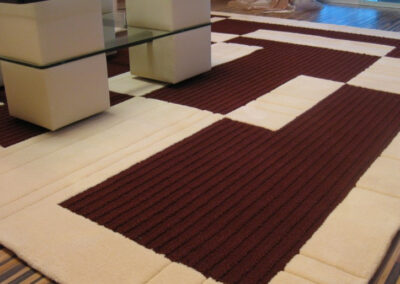 Geometric Mystery Carpet. Carpet studio for the production of custom carpets.