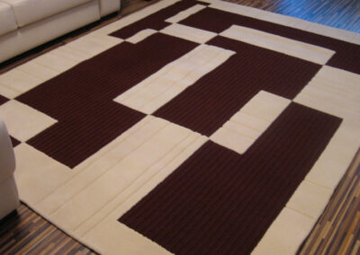 Geometric Mystery Carpet. Carpet studio for the production of custom carpets.